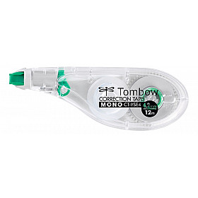 Tombow MONO CT-YSE4 Correction Tape Roller - 4.2 mm - Transparent/Green