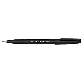 Pentel Brush Sign Pen SESP15 - Grey with Pigment