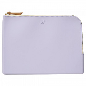 LIHIT LAB Bloomin Flat Pouch - A5 Size - Lavender