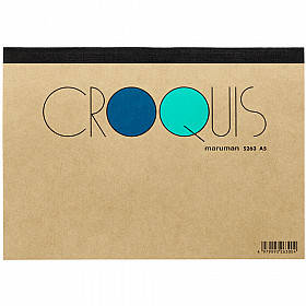 Maruman Croquis Pad - A5 - White Paper - 100 Pages