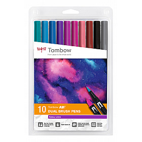 Tombow Dual Brush ABT - Galaxy Colors - Set of 10