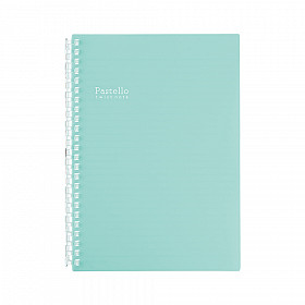 LIHIT LAB Pastello Twist Note Notebook - A5 - 30 pages - Ruled - Pastel Turquoise