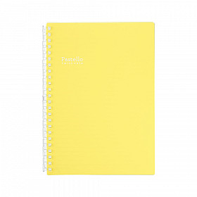 LIHIT LAB Pastello Twist Note Notebook - A5 - 30 pages - Ruled - Pastel Yellow