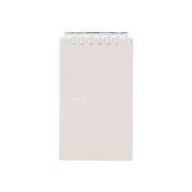 LIHIT LAB Pastello Twist Memo Mini Notebook - A7+ - 40 pages - Squared - Pastel Beige