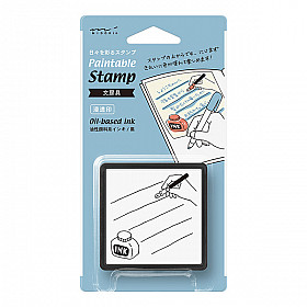 Midori Pre-Inked Stamp - Stationery