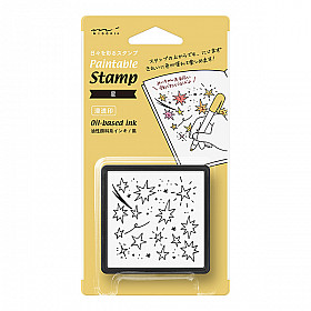 Midori Pre-Inked Stamp - Stars