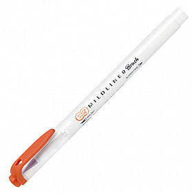 Zebra Mildliner Brush Pen - Mild Vermilion