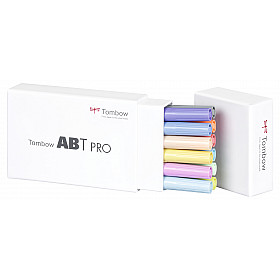Tombow ABT PRO Alcohol-based Marker - Pastel Colours - Set of 12