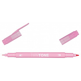 Tombow TwinTone Marker - Rainbow Colours - Pale Rose