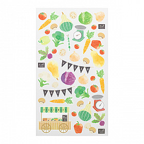 Midori Sticker Marché Collection - Vegetables