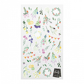 Midori Sticker Marché Collection - Flowers