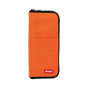 LIHIT LAB Flat Pen Case - Medium Size - Orange