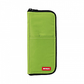 LIHIT LAB Flat Pen Case - Medium Size - Green