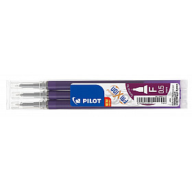 Pilot BLS-FRP5 FriXion Point Clicker Refill - Fine - Set of 3 - Purple