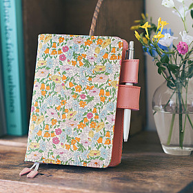 Hobonichi Techo Planner A6 Cover - Liberty Fabrics - Poppy Forest