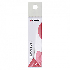 Penac ER36-PB2 Spare Eraser Refill - Set of 2 - White