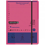 Maruman Septcouleur Loose Leaf Pad - A5 - Pink