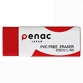 Penac Premium Dust-Free Eraser - Large - Red