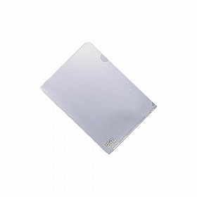 LIHIT LAB Premium Folder / Color Clear Holder - Set of 5 - A5 Size - Transparant Milky White