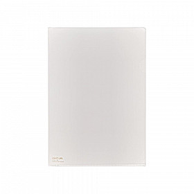 LIHIT LAB Premium Folder / Color Clear Holder - Set of 5 - A4 Size - Transparant Milky White