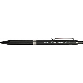 Penac Protti PRD105 Double Chuck Design Mechanical Pencil - 0.5 mm - Gray/Black