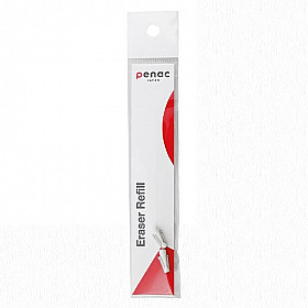Penac ERNP-PB2 Mechanical Pencil Spare Eraser Refill - Set of 2 - White