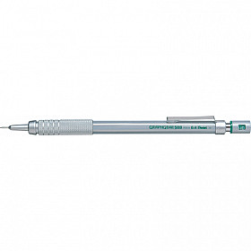 Pentel Graphgear 500 Mechanical Pencil - 0.4 mm - Silver