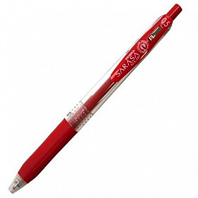 Zebra Sarasa Clip Gel Ink Pen - Fine - Red