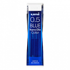 Uni-ball Nano Dia Color Pencil Lead - 0.5 mm - Blue