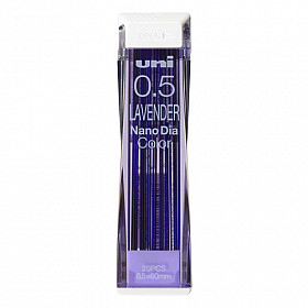 Uni-ball Nano Dia Color Pencil Lead - 0.5 mm - Lavender