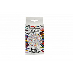 Pentel Touch Brush Sign Pen - Rainbow Pack - Set of 24