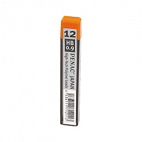 Penac Techno Polymer Pencil Lead - 12 pcs - 0.9 mm - HB