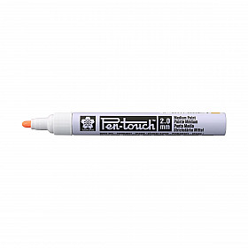 Sakura Pen-Touch Permanent Marker - Medium - 2.0 mm - Fluo Orange