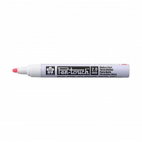 Sakura Pen-Touch Permanent Marker - Medium - 2.0 mm - Fluo Red