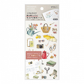 Midori Transfer Stickers for Journaling - Living