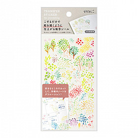 Midori Transfer Stickers for Journaling - Watercolor Patterns