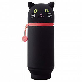 LIHIT LAB Punilabo Stand Pen Case - Big Size - Black Cat