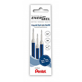 Pentel Energel LR7 Refill - 0.7 - Blue - Set of 3