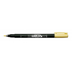 Tombow Fudenosuke Pastel Brush Pen - Pastel Yellow