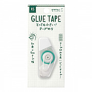 Midori XS Mini Dotted Glue Tape Roller - White
