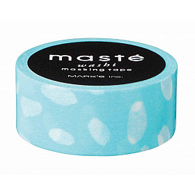 Mark's Japan Maste Washi Masking Tape - Sky Blue-Dot Drops (Limited Edition)