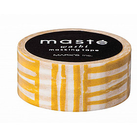 Mark's Japan Maste Washi Masking Tape - Mustard Brush (Limited Edition)