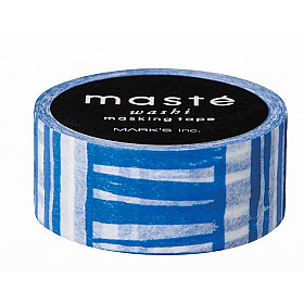 Mark's Japan Maste Washi Masking Tape - Navy Brush (Limited Edition)