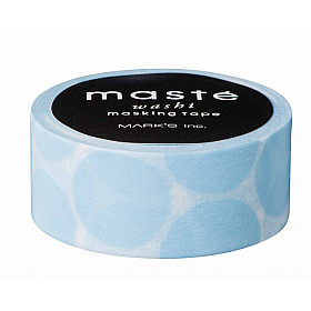 Mark's Japan Maste Washi Masking Tape - Ice Blue Dots (Limited Edition)