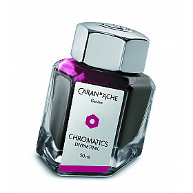 Caran d'Ache Chromatics Fountain Pen Ink - 50 ml - Divine Pink