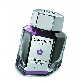 Caran d'Ache Chromatics Fountain Pen Ink - 50 ml - Ultraviolet