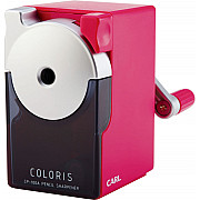 Carl Coloris Compact Design Pencil Sharpener - Pink
