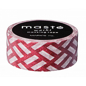 Mark's Japan Maste Washi Masking Tape - Bordeaux Ninoji // Japanese (Limited Edition)