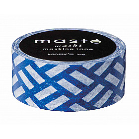 Mark's Japan Maste Washi Masking Tape - Dark Blue Ninoji // Japanese (Limited Edition)
