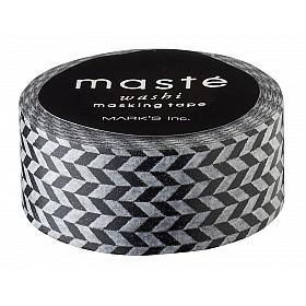 Mark's Japan Maste Washi Masking Tape - Black Checkered (Limited Edition)